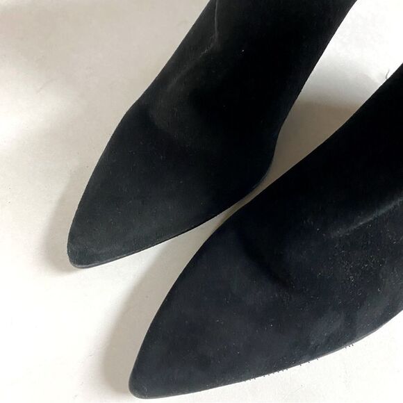 Antonio De Faria Donna heel leather suede boots pointed toe made in Portugal 8 - Picture 7 of 9